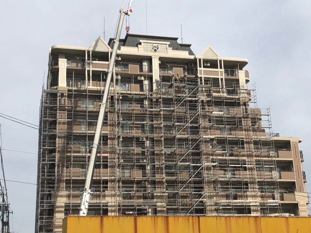 足場組立中 2