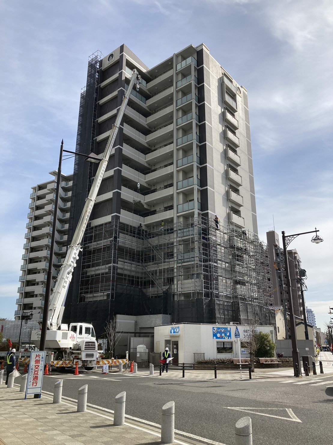 仮設足場組立中2