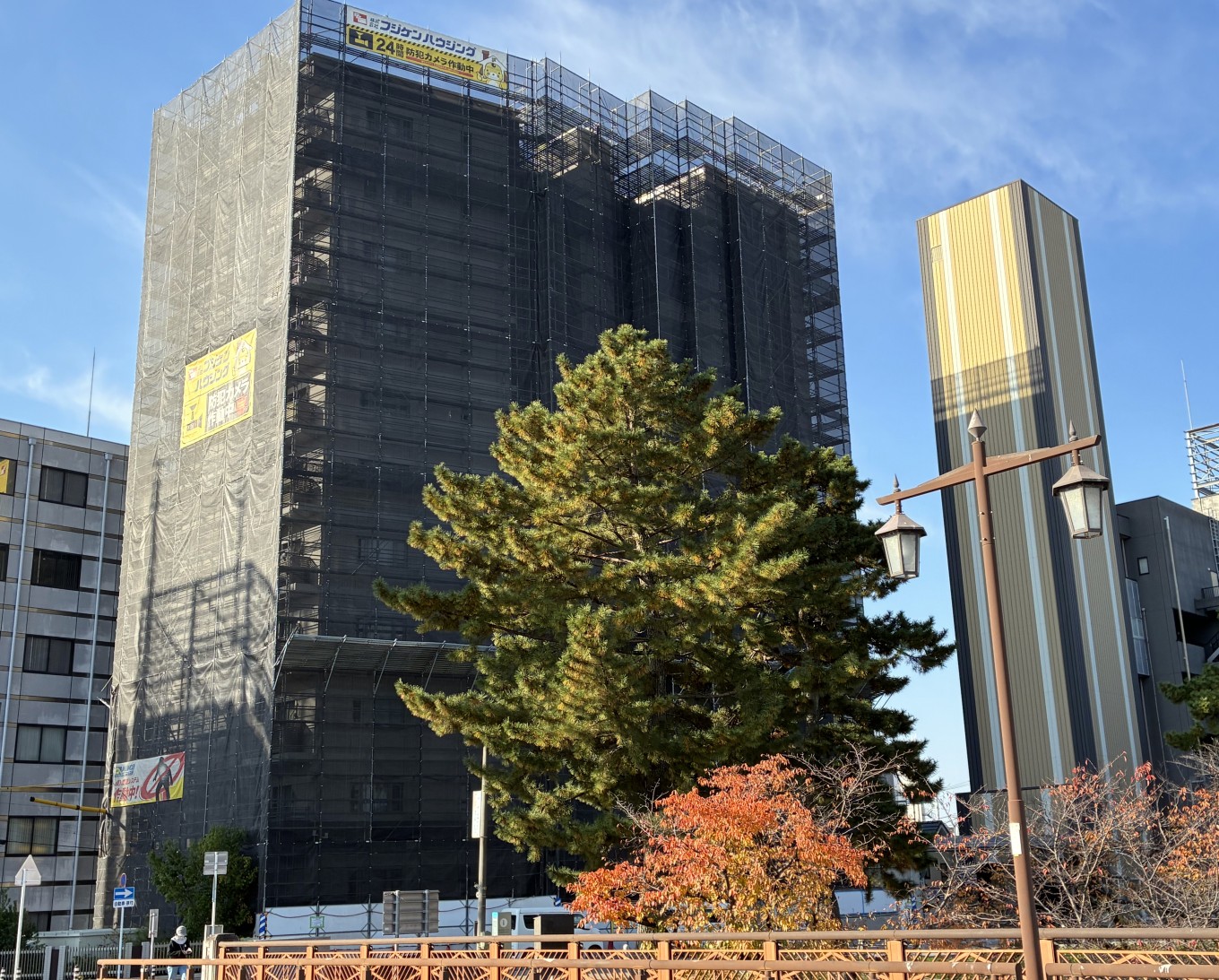 【現在施工中】ミッドシティセントラル東岡崎　大規模修繕工事