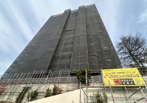 【現在施工中】ミッドシティガーデン東岡崎　大規模修繕工事