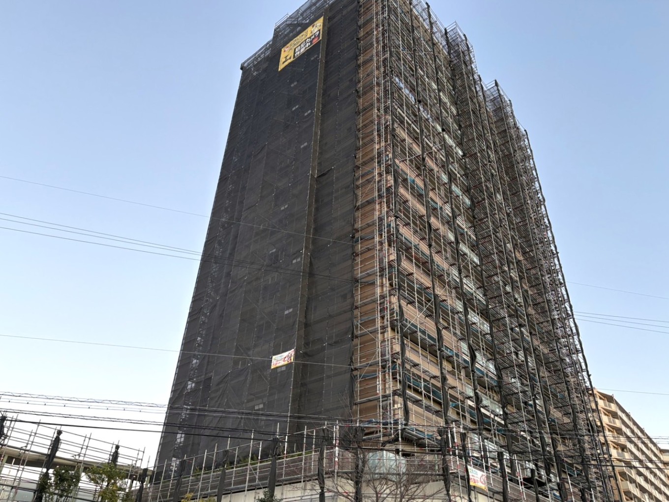 大規模修繕工事、いよいよ最終段階へ