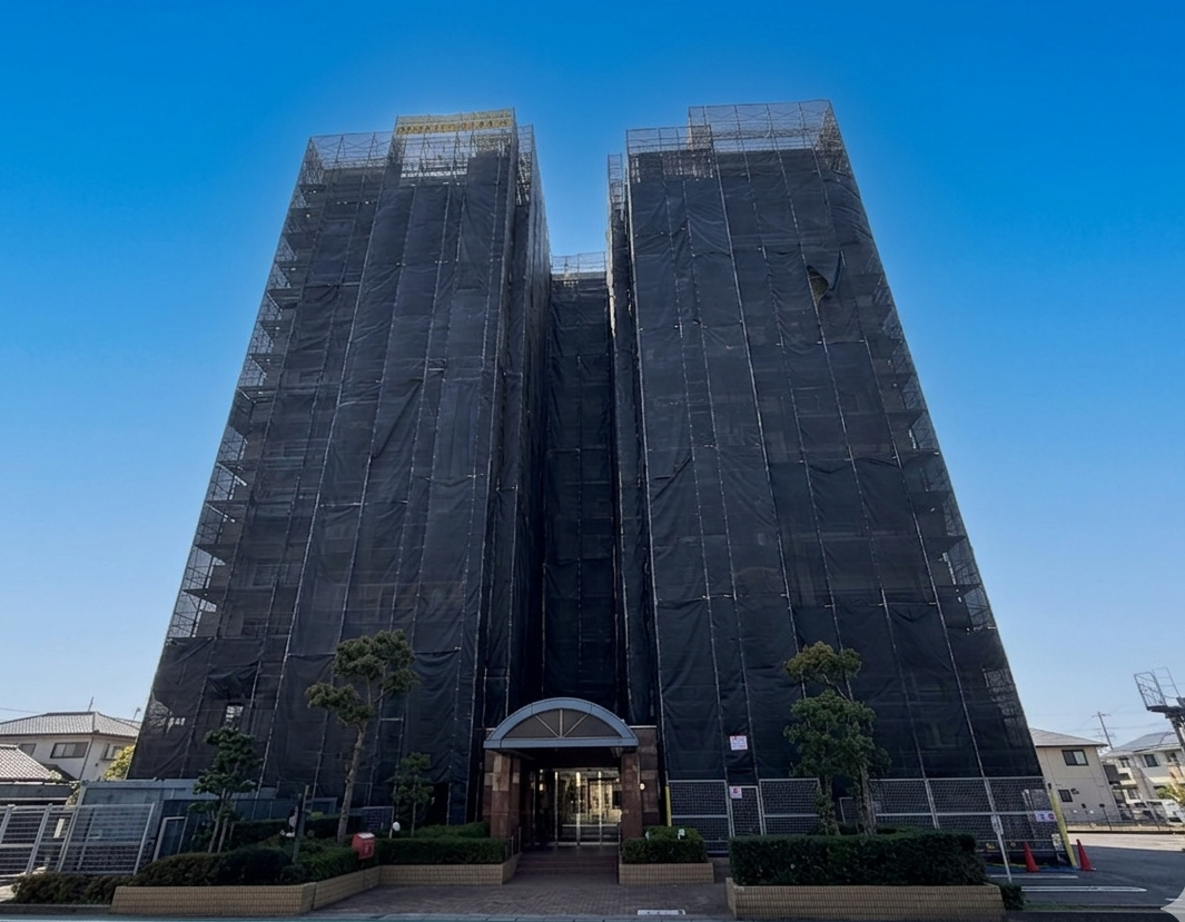 【岡崎市】モデルノ矢作大規模修繕工事　（現在施工中）