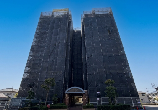 【岡崎市】モデルノ矢作大規模修繕工事　（現在施工中）