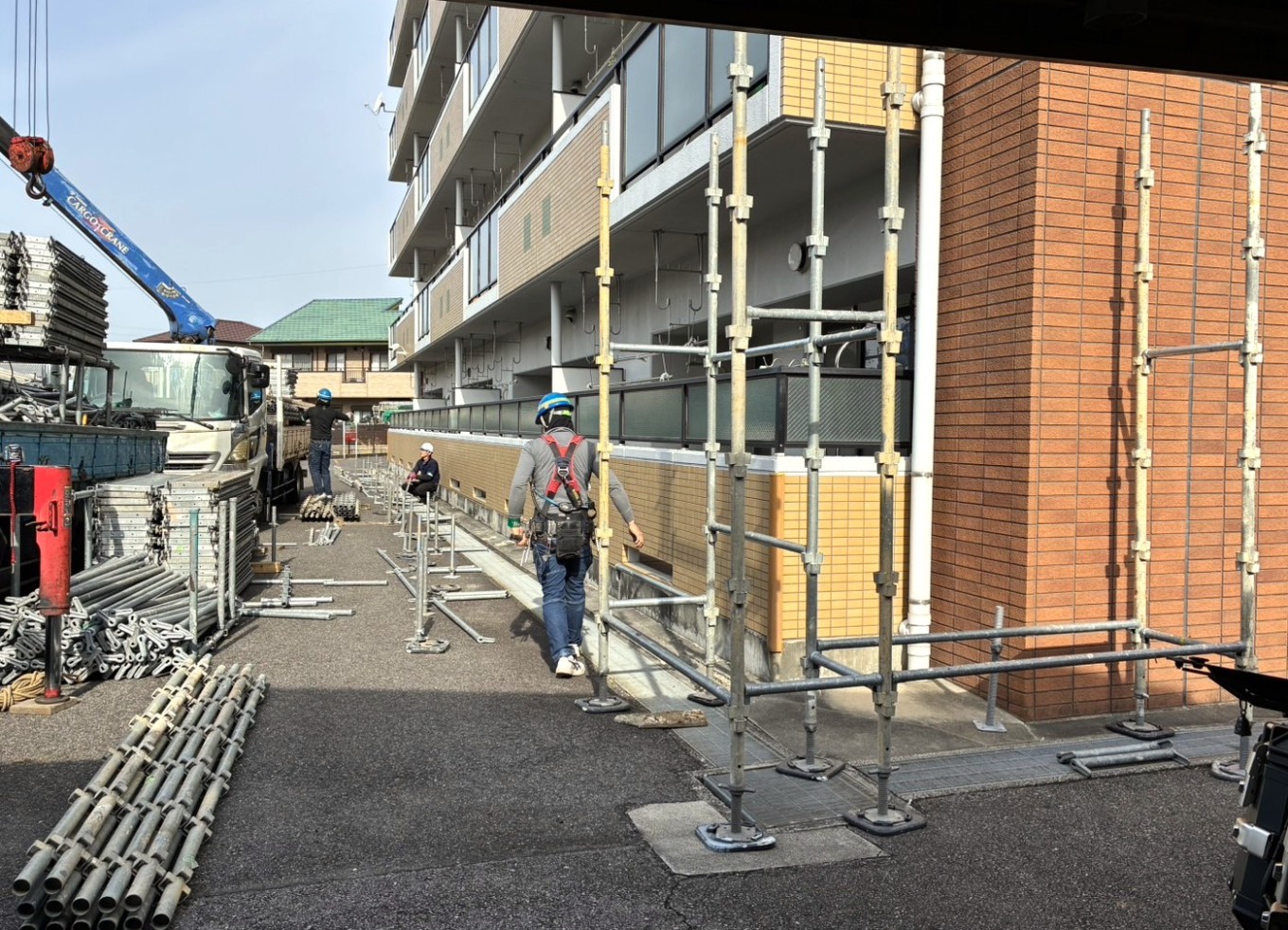 岡崎市のマンション　大規模修繕工事着工