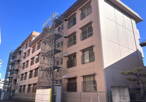 【現在施工中】ロイヤルマンション知立　給水管更新工事