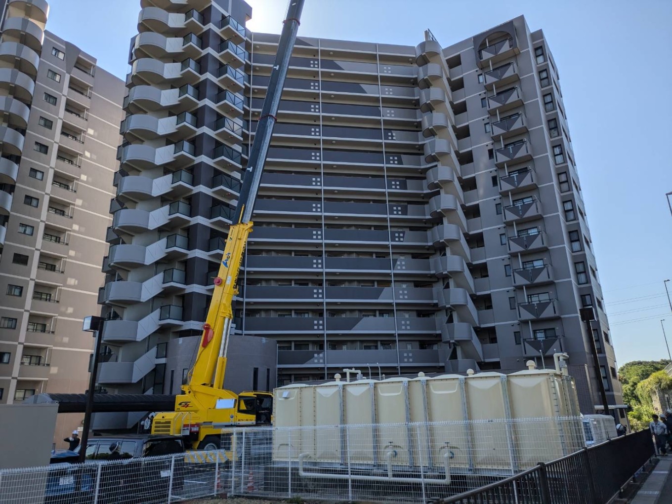 サンシティ上豊田駅南Ⅰ・Ⅱ 受水槽・高架水槽更新工事